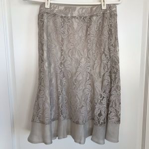 Nic & Zoe lacy top and skirt size small